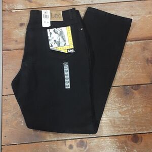 ‎NWT Lee men's fit regular sz.42 X 38 - black